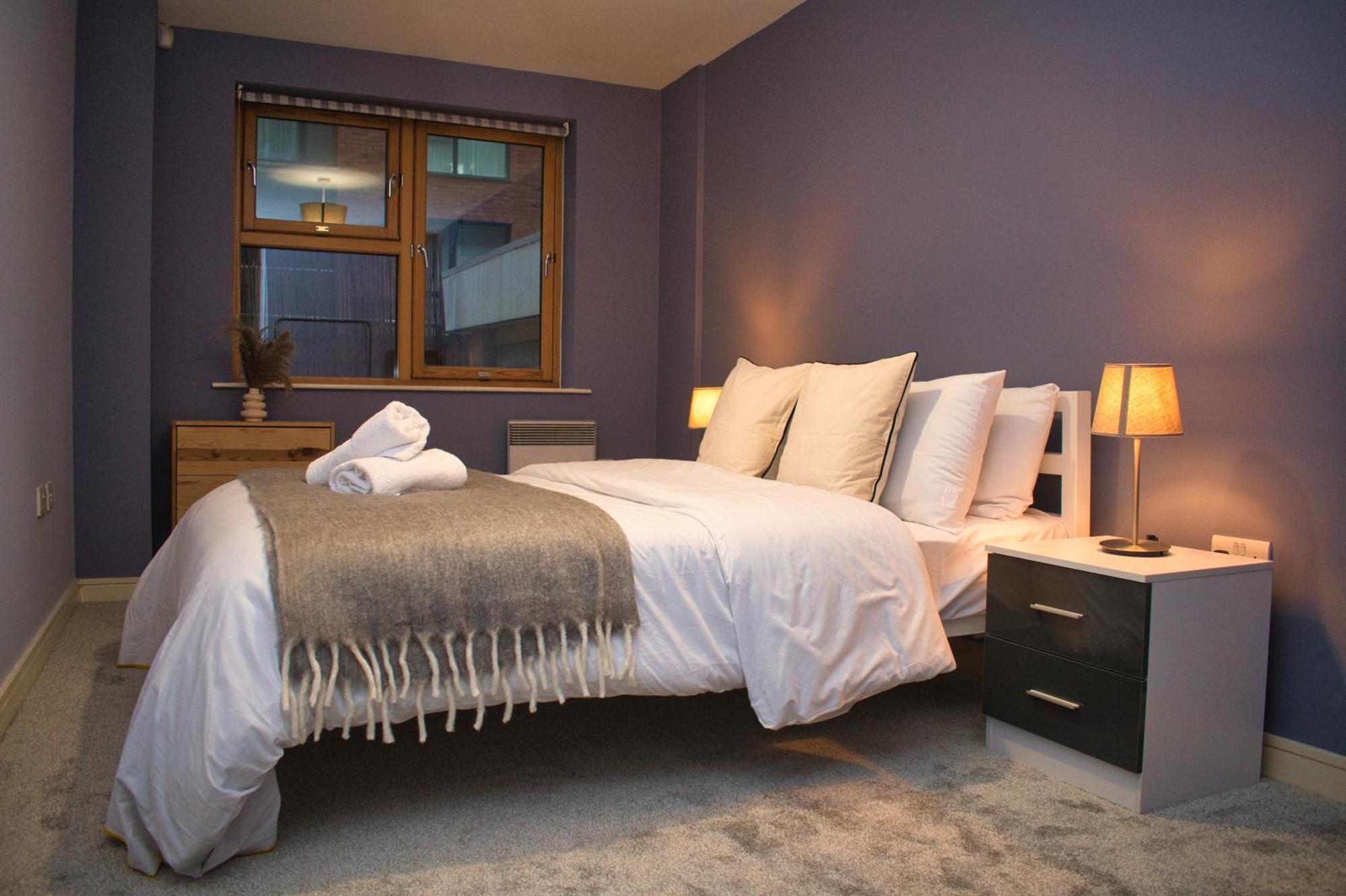Spacious City Centre Apt - Free Parking - Ao Arena Manchester Luaran gambar